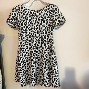 Collective concepts mini dress- leopard